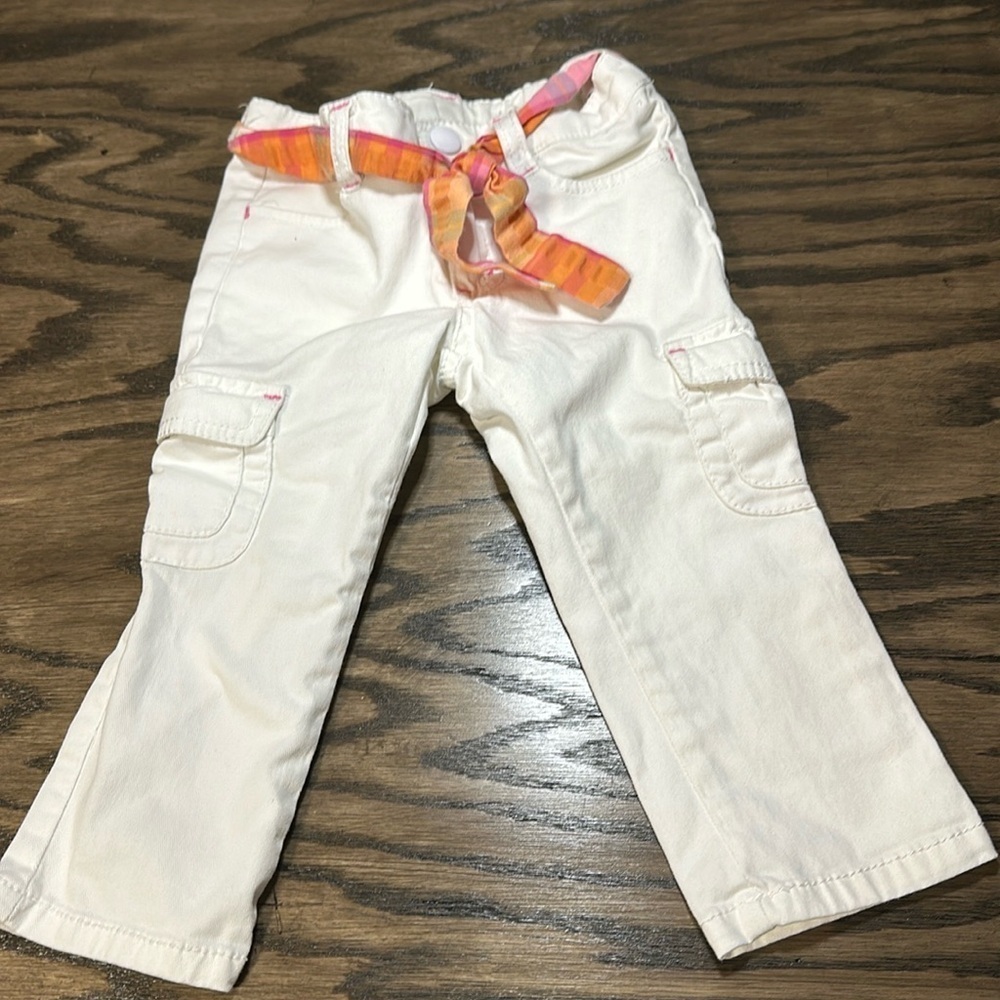 Toddler Girls White Jeans - 3T